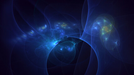 Fototapeta premium 3D rendering abstract colorful fractal light background