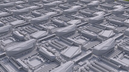 motherboard 3d render pattern