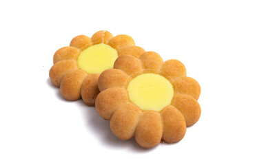 flower cookie isolated