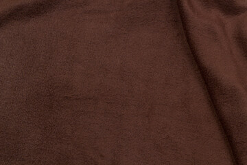 Fleece fabric top view. Texture of textile fleece bedspread.	
