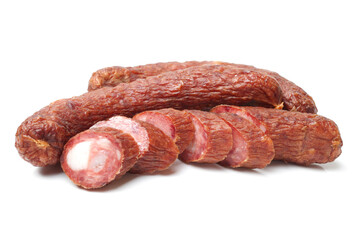 Sausage isolated on white background