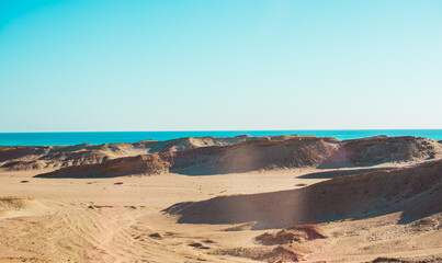 Pretty nice view of Egypt landscapes. Vacation and travelling concept