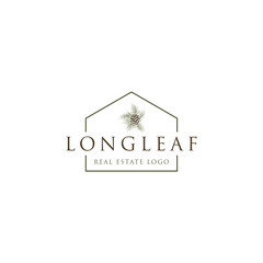 LONGLEAF REAL ESTATE LOGO DESIGN
