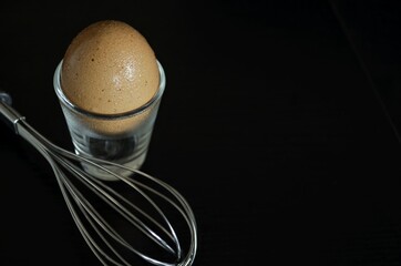 egg in a glass