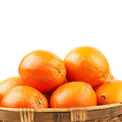 oranges in a basket
