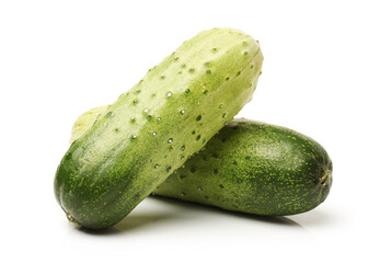 cucumber isolated on white background