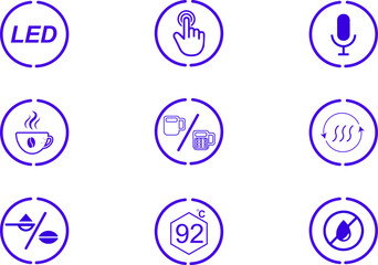 set of icons for web