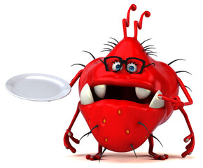 Fun germ - 3D Illustration