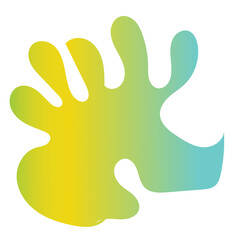 gradient Abstract Shapes Hand Drawn