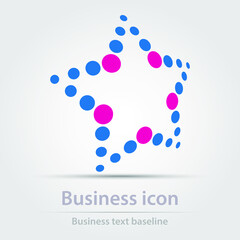 Originally created colorful vector business icon, logo,sign,symbol