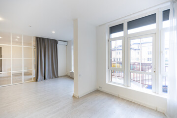 Fototapeta premium empty room, white large office space