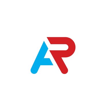 AR or AP  letter icon business vector design