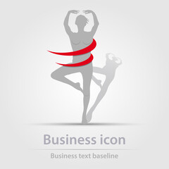 Originally designed color business icon for creative design