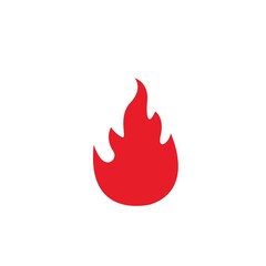 Fire flame  icon vector illustration design