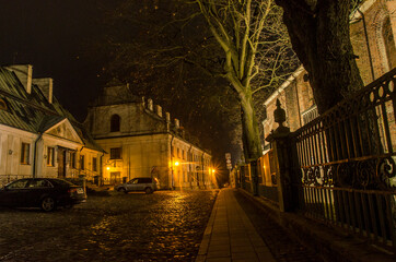 Fototapeta na wymiar Sandomierz w nocy 