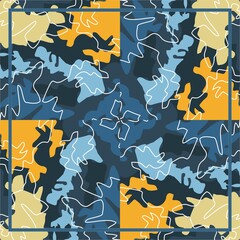 Simple abstract pattern for Hijab, scarf design, fabric or other product