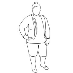 chubby girl model XL fashion stylish