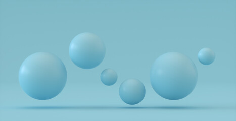 Balance Spheres, Minimal Concept 3D Render