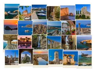 Deurstickers Collage of Cyprus images (my photos) © Nikolai Sorokin