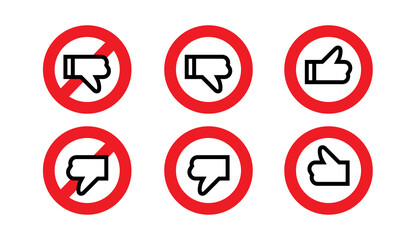like and dislike permitting and prohibiting signs, internet communication social media user comments