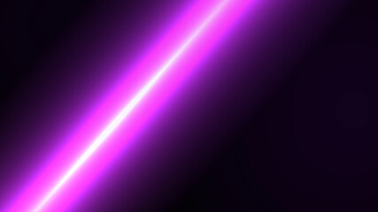 Lens flare  on black backgound. pink neon background