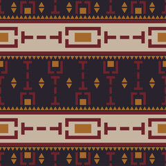 seamless ethnic pattern design abstract
