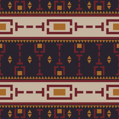 seamless ethnic pattern design abstract