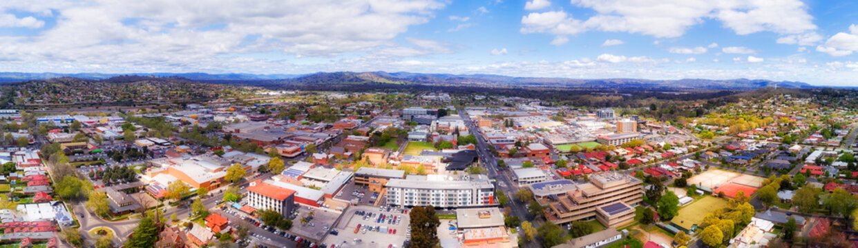 D Albury downtown pan