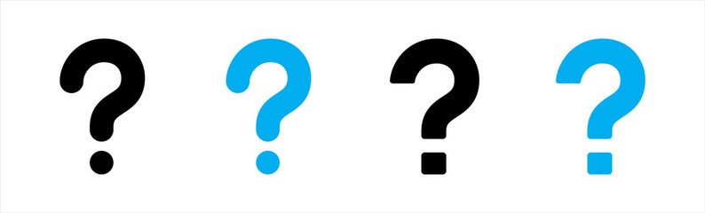 Question mark icon for apps and websites.