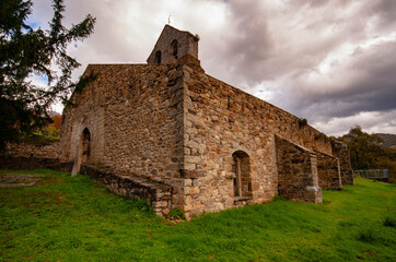 Romanesque church of San Juan de Santibanes de la Fuente.