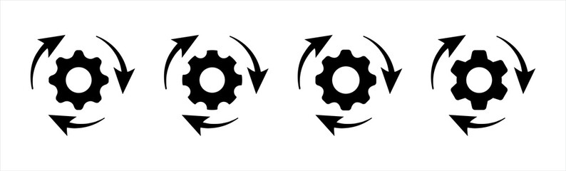 Sync process. Refresh icons set. Reload icon vector. Update icon. convert icon.