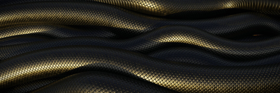 black snakes background banner