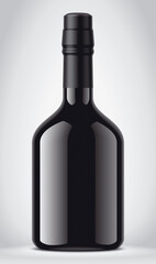 Bottle on background.