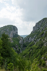 Views around Vikos Gorge in the Pindus Mountains of north-western Greece