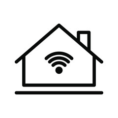 smart home icon. smart home technology sign. smart home symbol design. Vector illustration.
