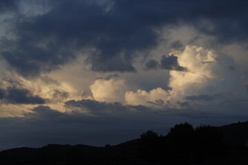 Clouds in the sky
