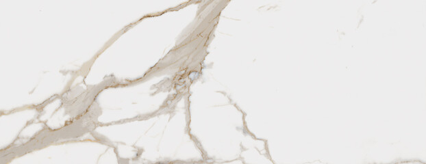 White marble texture banner background top view. Tiles natural stone floor with high resolution. Luxury abstract patterns. Marbling design for banner, wallpaper, packaging design template.