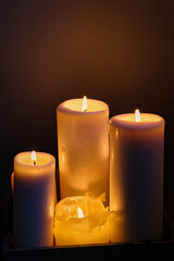 Weihnachtliches Kerzenlicht
