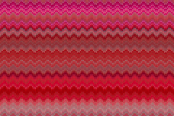 Background illustration of red and pink knitting.