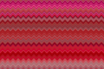 Background illustration of red and pink knitting.
