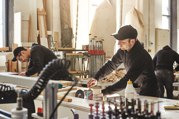 One company. Limitless solutions. View of the production process at the workstation