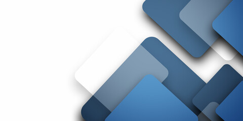 Obraz premium Bright blue geometric modern design template