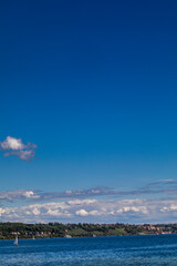 Fototapeta premium Wolken über dem Bodensee