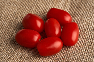Closeup of cherry tomatoes