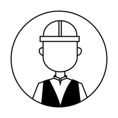 worker icon for web design