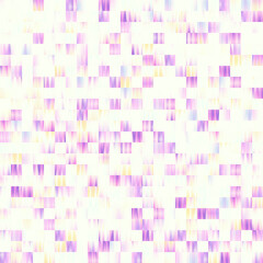 Fototapeta premium Optical low poly pixel grid dye blur texture background. Seamless washed out geometric ombre effect. 80s style retro square shape pattern. High resolution funky beach wear fashion textile tile.