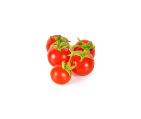 tomatoes isolated on a white background.