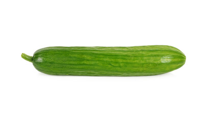 Cucumber isolated over white background.