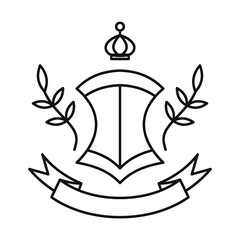 Heraldic coat, Vector shield