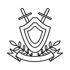 Heraldic coat, Vector shield